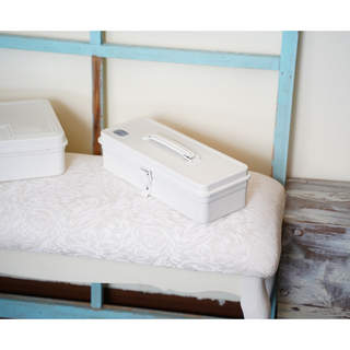 TOYO STEEL - Trunk Shape Toolbox T-320 W (White)
