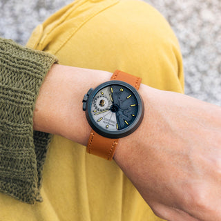 22STUDIO - 4D Concrete Watch Automatic 45mm Snake Edition Night - KOHEZI