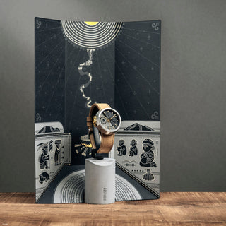 22STUDIO - 4D Concrete Watch Automatic 45mm Snake Edition Night - KOHEZI