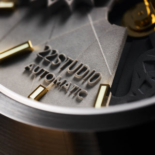 22STUDIO - 4D Concrete Watch Automatic 45mm Snake Edition Twilight - KOHEZI