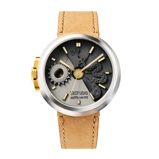 22STUDIO - 4D Concrete Watch Automatic 45mm Snake Edition Twilight - KOHEZI
