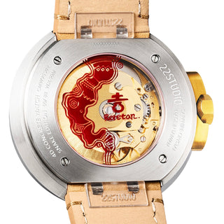 22STUDIO - 4D Concrete Watch Automatic 45mm Snake Edition Twilight - KOHEZI