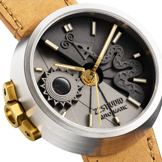 22STUDIO - 4D Concrete Watch Automatic 45mm Snake Edition Twilight - KOHEZI