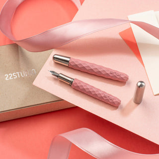 22STUDIO - Polygon Rollerball Pen (Blossom Pink) - KOHEZI