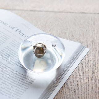 YSTUDIO - Classic Renaissance Glass Paperweight (Dew Glow)