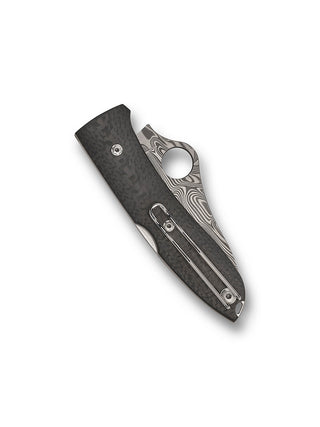 Spyderco - SpyOpera™ Carbon Fiber Thor™ Damascus Sprint Run®