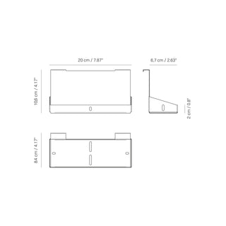 Veark - RS-S20 Rack Shelf (Stainless Steel)