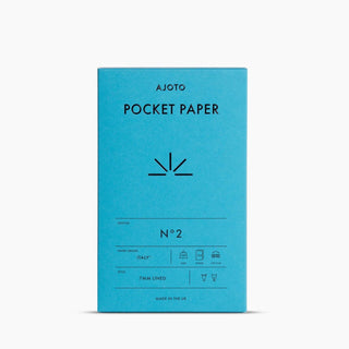 Ajoto - Nº2 Pocket Paper Notebook - KOHEZI