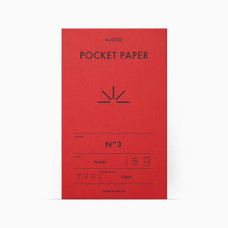 Ajoto - Nº3 Pocket Paper Notebook - KOHEZI