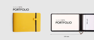 Antou - NOTA. Portfolio / Pineapple Leather Cover - KOHEZI