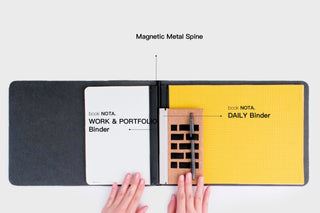 Antou - NOTA. Portfolio / Pineapple Leather Cover - KOHEZI