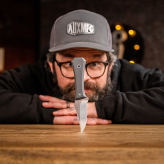 Big Idea Design - AUX MFG Ti Pocket Bowie Fixed Blade - KOHEZI