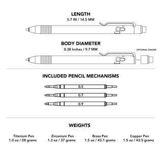 Big Idea Design - Bolt Action Pencil - KOHEZI