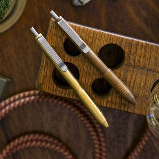 Big Idea Design - Brass & Copper Click EDC Pen - KOHEZI