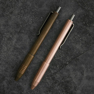 Big Idea Design - Brass & Copper Click EDC Pen - KOHEZI