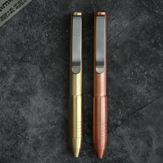 Big Idea Design - Brass & Copper Pocket Pro Pen (The Auto Adjusting EDC Pen) - KOHEZI