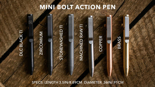Big Idea Design - Mini Bolt Action Pen - KOHEZI