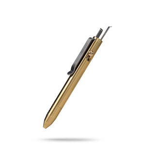 Big Idea Design - The Lil Sancho Bolt Action Pen, built-in tweezers and a toothpick! - KOHEZI