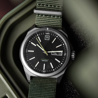Big Idea Design - Ti Field Watch / Automatic / Stonewashed - KOHEZI