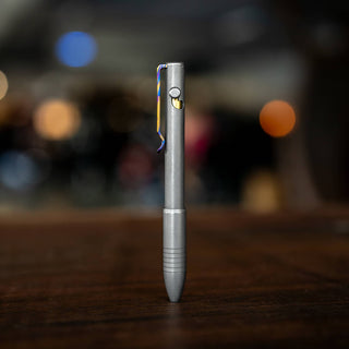 Big Idea Design - Titanium Damascus CNC Milled Pocket Clip - KOHEZI