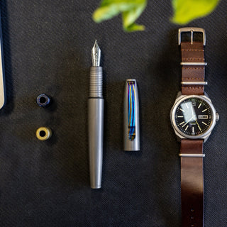 Big Idea Design - Titanium Damascus Pen Clip - KOHEZI