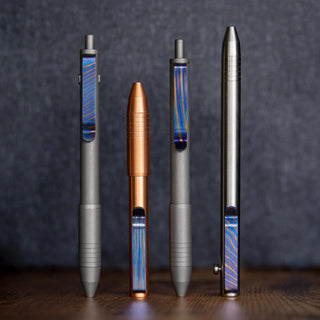 Big Idea Design - Titanium Damascus Pen Clip - KOHEZI