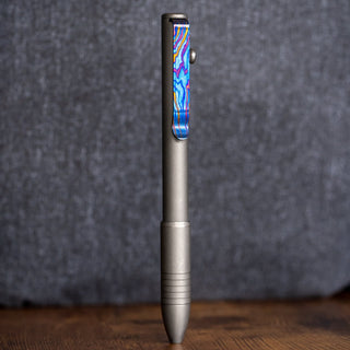 Big Idea Design - Titanium Damascus Pen Clip - KOHEZI