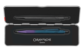 Caran d'Ache - 849™ CLAIM YOUR STYLE Purple Ocean Ballpoint Pen (Special Edition) - KOHEZI