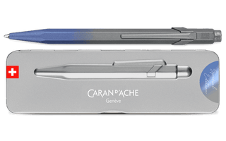 Caran d'Ache - 849™ CLAIM YOUR STYLE Stormy Blue Ballpoint Pen (Special Edition) - KOHEZI