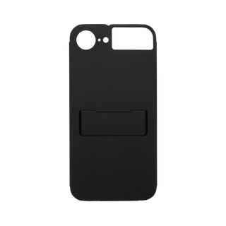 Claustrum - Flap Iphone Case + Stand (Black Matte Finish) - KOHEZI