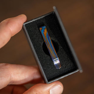 Big Idea Design - Titanium Damascus CNC Milled Pocket Clip