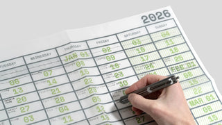 CW&T - Annual Week View Calendar - KOHEZI