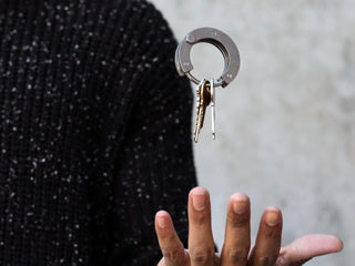 Drilling Lab - Anonymous Key Ring|AN-A01|Matte Steel - KOHEZI