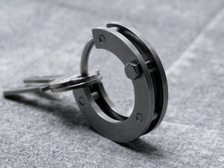 Drilling Lab - Anonymous Key Ring|AN-A01|Matte Steel - KOHEZI
