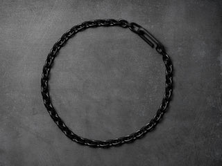 Drilling Lab - Framework Necklace|FR-N01|Rough Black - KOHEZI