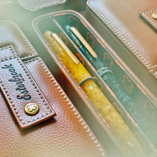 Esterbrook - Pen Nook - Double Pen Nook (British Tan) - KOHEZI