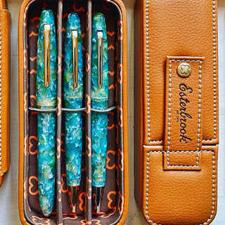 Esterbrook - Pen Nook - Triple Pen Nook (British Tan) - KOHEZI