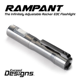 Exceed Designs - RAMPANT™ R8 EDC Flashlight - KOHEZI