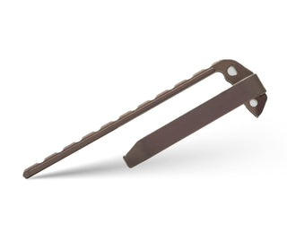 Exceed Designs - TiRant ULTRA Full - Length FRAG MILLED ‘Integral - Like’ Back Spacer + Clip (6AL - 4V Titanium) Centurion Bronze ANO - KOHEZI