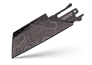 Exceed Designs - TiRant ULTRA HotSwap™ Blade Replacement (Jet - Black Cascadia Laser Engraved D2 Tempered HRC 60+) - KOHEZI