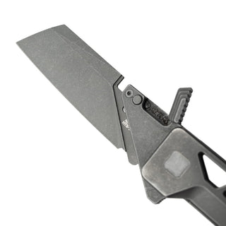 Exceed Designs - TiRant ULTRA HotSwap™ Drop Point Blade Replacement (Jet-Black EXTRA THICK 2.5mm M390 Tempered 61-62+ HRC) - KOHEZI