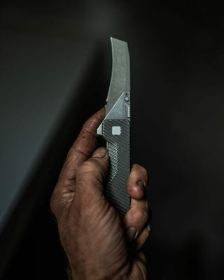 Exceed Designs - TiRant ULTRA HotSwap™ Hawkbill Blade Replacement (Jet - Black D2 Tempered HRC 61+) - KOHEZI