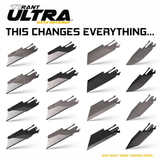 Exceed Designs - TiRant ULTRA Utility Knife W/HotSwap™ - KOHEZI