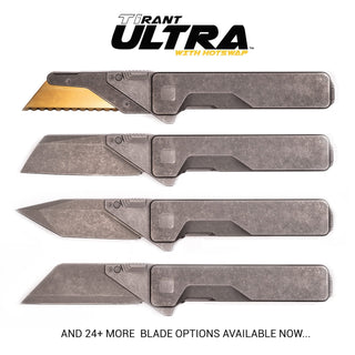 Exceed Designs - TiRant ULTRA Utility Knife W/HotSwap™ - KOHEZI