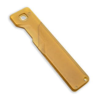 Exceed Designs - ULTEM AMBER/BRONZE SEMI - TRANSPARENT RH HANDLE SCALE (TIRANT® ULTRA) *Limited Drop - KOHEZI
