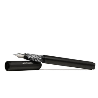 Ferris Wheel Press - Aluminum Carousel Fountain Pen (Bearrington Black) - KOHEZI