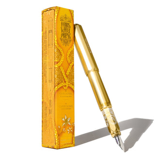 Ferris Wheel Press - Aluminum Carousel Fountain Pen (Plaited Gold Tress) - KOHEZI