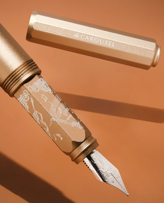 Ferris Wheel Press - Aluminum Carousel Fountain Pen (Terracotta Canyon) - KOHEZI