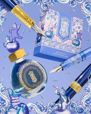 Ferris Wheel Press - The Bijou Fountain Pen (Blue Revelry Limited Edition 2025) - KOHEZI