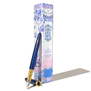 Ferris Wheel Press - The Bijou Fountain Pen (Blue Revelry Limited Edition 2025) - KOHEZI